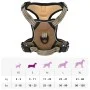 Brown adjustable dog harness with reflective bands, size S. by , Dog products - Ref: Foro24-4013362, Price: 22,02 €, Discount: %