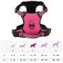 Hundegeschirr mit verstellbaren reflektierenden Bändern in Rosa, Größe M. von , Hundeprodukte - Ref: Foro24-4013369, Preis: 1...