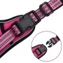 Adjustable pink dog harness with reflective bands. by , Dog products - Ref: Foro24-4013374, Price: 18,89 €, Discount: %