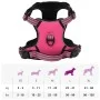 Adjustable pink dog harness with reflective bands. by , Dog products - Ref: Foro24-4013374, Price: 18,89 €, Discount: %