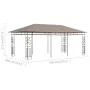 Gazebo with taupe gray mosquito net 6x3x2.73 m 180 g/m² by vidaXL, Tents and gazebos - Ref: Foro24-312253, Price: 284,33 €, D...