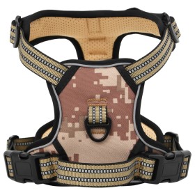 Hundegeschirr mit verstellbarer Leine und Halsband in Braun, Größe M. von , Hundeprodukte - Ref: Foro24-4013388, Preis: 24,50...