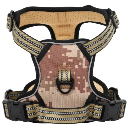 Arnés para perros con correa y collar ajustable marrón M de , Productos para perros - Ref: Foro24-4013388, Precio: 24,18 €, D...