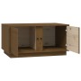 Solid honey brown pine wood coffee table 80x50x40 cm by vidaXL, Coffee table - Ref: Foro24-814422, Price: 68,35 €, Discount: %