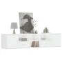 Engineered wood white corner furniture 200x40x45 cm by , Closets and storage - Ref: Foro24-3307828, Price: 127,18 €, Discount: %