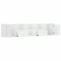 Engineered wood white corner furniture 200x40x45 cm by , Closets and storage - Ref: Foro24-3307828, Price: 129,69 €, Discount: %