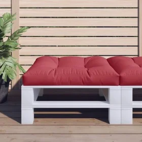 Cushion for pallet sofa in red wine fabric 80x80x12 cm by , Cushions for chairs and sofas - Ref: Foro24-360500, Price: 39,65 ...