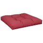 Cushion for pallet sofa in red wine fabric 80x80x12 cm by , Cushions for chairs and sofas - Ref: Foro24-360500, Price: 39,65 ...