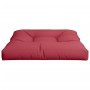 Cushion for pallet sofa in red wine fabric 80x80x12 cm by , Cushions for chairs and sofas - Ref: Foro24-360500, Price: 40,18 ...
