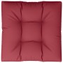 Cushion for pallet sofa in red wine fabric 80x80x12 cm by , Cushions for chairs and sofas - Ref: Foro24-360500, Price: 40,18 ...