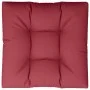 Cushion for pallet sofa in red wine fabric 80x80x12 cm by , Cushions for chairs and sofas - Ref: Foro24-360500, Price: 39,65 ...