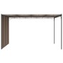 Cenador de jardín con cortina lateral gris taupe 4x3x2,25 m de vidaXL, Carpas y cenadores - Ref: Foro24-312264, Precio: 238,7...