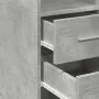 Armario estrecho madera ingeniería gris hormigón 30x42,5x225 cm de , Aparadores - Ref: Foro24-3281269, Precio: 122,96 €, Desc...