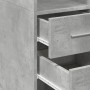 Schmaler Schrank aus grauem Beton-Ingenieurholz, 30x42,5x225 cm. von , Sideboards - Ref: Foro24-3281269, Preis: 124,75 €, Rab...