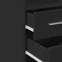 Narrow black engineered wood wardrobe 40x42.5x225 cm by , Sideboards - Ref: Foro24-3281274, Price: 176,47 €, Discount: %