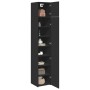 Narrow black engineered wood wardrobe 40x42.5x225 cm by , Sideboards - Ref: Foro24-3281281, Price: 175,76 €, Discount: %