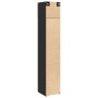 Narrow black engineered wood wardrobe 40x42.5x225 cm by , Sideboards - Ref: Foro24-3281281, Price: 175,76 €, Discount: %