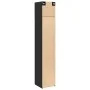 Narrow black engineered wood wardrobe 40x42.5x225 cm by , Sideboards - Ref: Foro24-3281281, Price: 172,99 €, Discount: %