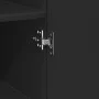 Narrow black engineered wood wardrobe 40x42.5x225 cm by , Sideboards - Ref: Foro24-3281281, Price: 172,99 €, Discount: %