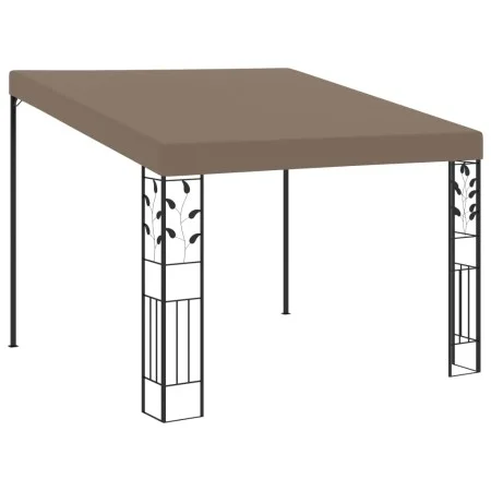 Gazebo with wall mounting taupe gray 3x3x2.5 m by vidaXL, Tents and gazebos - Ref: Foro24-312265, Price: 224,04 €, Discount: %
