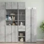 Schmaler Schrank aus grauem Beton-Ingenieurholz, 40x42,5x225 cm. von , Sideboards - Ref: Foro24-3281276, Preis: 166,94 €, Rab...