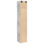 Narrow engineered wood wardrobe in gray concrete, 40x42.5x225 cm by , Sideboards - Ref: Foro24-3281276, Price: 166,94 €, Disc...