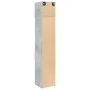 Narrow engineered wood wardrobe in gray concrete, 40x42.5x225 cm by , Sideboards - Ref: Foro24-3281276, Price: 164,33 €, Disc...