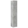 Narrow engineered wood wardrobe in gray concrete, 40x42.5x225 cm by , Sideboards - Ref: Foro24-3281283, Price: 140,41 €, Disc...