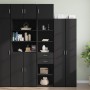 Schmaler schwarzer Schrank aus Holzwerkstoff 45x42,5x225 cm. von , Sideboards - Ref: Foro24-3281295, Preis: 167,63 €, Rabatt: %