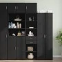 Schmaler schwarzer Schrank aus Holzwerkstoff 45x42,5x225 cm. von , Sideboards - Ref: Foro24-3281295, Preis: 167,63 €, Rabatt: %