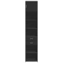 Narrow black engineered wood wardrobe 45x42.5x225 cm by , Sideboards - Ref: Foro24-3281295, Price: 167,63 €, Discount: %