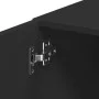 Narrow black engineered wood wardrobe 45x42.5x225 cm by , Sideboards - Ref: Foro24-3281295, Price: 165,10 €, Discount: %