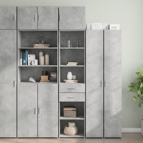 Armario estrecho madera ingeniería gris hormigón 45x42,5x225 cm de , Aparadores - Ref: Foro24-3281297, Precio: 151,95 €, Desc...