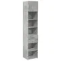 Schmaler Schrank aus grauem Beton-Ingenieurholz, 45x42,5x225 cm. von , Sideboards - Ref: Foro24-3281297, Preis: 149,81 €, Rab...