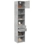 Armario estrecho madera ingeniería gris hormigón 45x42,5x225 cm de , Aparadores - Ref: Foro24-3281297, Precio: 151,95 €, Desc...