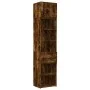 Narrow smoked oak engineered wood wardrobe 50x42.5x225 cm by , Sideboards - Ref: Foro24-3281312, Price: 181,39 €, Discount: %
