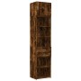 Schmaler Schrank aus geräucherter Eichen-Ingenieurholz 50x42,5x225 cm. von , Sideboards - Ref: Foro24-3281312, Preis: 184,34 ...