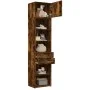 Schmaler Schrank aus geräucherter Eichen-Ingenieurholz 50x42,5x225 cm. von , Sideboards - Ref: Foro24-3281312, Preis: 181,34 ...