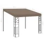 Gazebo with wall mounting taupe gray 3x3x2.5 m by vidaXL, Tents and gazebos - Ref: Foro24-312265, Price: 224,04 €, Discount: %