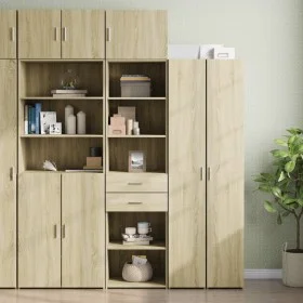 Narrow engineered wood wardrobe in Sonoma oak, 50x42.5x225 cm by , Sideboards - Ref: Foro24-3281310, Price: 171,80 €, Discoun...