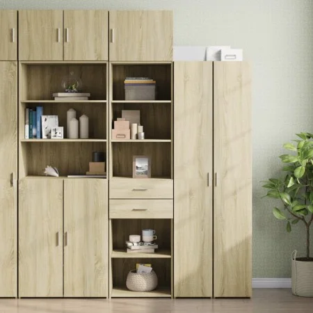 Schmaler Schrank aus Eichenholz in Sonoma-Optik, 50x42,5x225 cm. von , Sideboards - Ref: Foro24-3281310, Preis: 171,80 €, Rab...