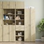 Schmaler Schrank aus Eichenholz in Sonoma-Optik, 50x42,5x225 cm. von , Sideboards - Ref: Foro24-3281310, Preis: 174,45 €, Rab...