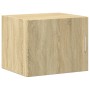 Schmaler Schrank aus Eichenholz in Sonoma-Optik, 50x42,5x225 cm. von , Sideboards - Ref: Foro24-3281310, Preis: 174,45 €, Rab...