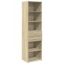 Schmaler Schrank aus Eichenholz in Sonoma-Optik, 50x42,5x225 cm. von , Sideboards - Ref: Foro24-3281310, Preis: 174,45 €, Rab...