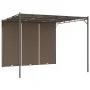 Garden gazebo with taupe gray side curtain 3x3x2.25 m by vidaXL, Tents and gazebos - Ref: Foro24-312263, Price: 222,23 €, Dis...