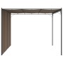 Garden gazebo with taupe gray side curtain 3x3x2.25 m by vidaXL, Tents and gazebos - Ref: Foro24-312263, Price: 222,13 €, Dis...
