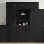 Engineered wood black wardrobe 80x42.5x225 cm by , Sideboards - Ref: Foro24-3281344, Price: 267,14 €, Discount: %