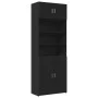 Armario de madera de ingeniería negro 80x42,5x225 cm de , Aparadores - Ref: Foro24-3281344, Precio: 262,73 €, Descuento: %