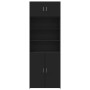 Armario de madera de ingeniería negro 80x42,5x225 cm de , Aparadores - Ref: Foro24-3281344, Precio: 267,14 €, Descuento: %