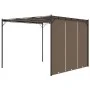 Garden gazebo with taupe gray side curtain 3x3x2.25 m by vidaXL, Tents and gazebos - Ref: Foro24-312263, Price: 222,23 €, Dis...